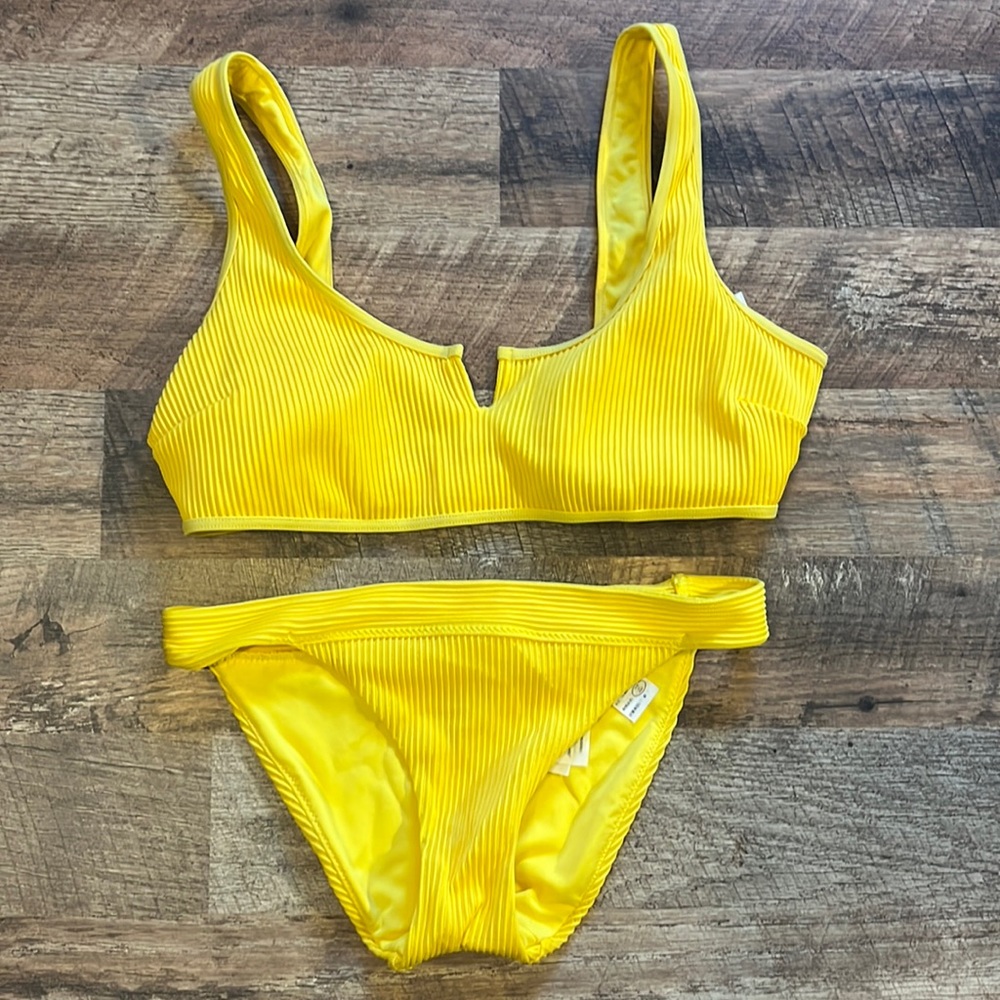 Yellow bikini
